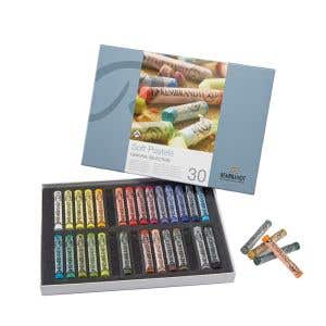 Rembrandt Artists Soft Pastels Large Crayons - 30 Assorted colours
