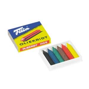 Filia Oil Crayons - 6 Assorted colours