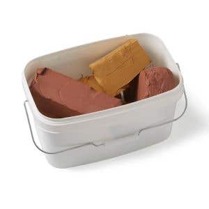 Clay Bucket w/ Lid