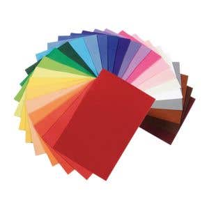 Felting 100% Wool Heavy 54 Sheets - 27 Assorted colours