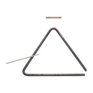 Choroi Triangular Set Iron Large Hammered w/ Beater & Handle 14x36 mm