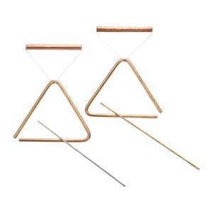 Choroi Triangular Set Bronze Small Blank w/ Beater & Handle