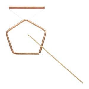 Choroi Pentangle Set Bronze Small Blank 6 mm x 13 cm