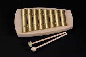 Auris Glockenspiel Diatonic 8 Tone Straight/Brass 