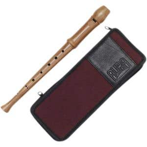 Aura Recorder Barok Fingering Unlacquered w/ Blue Case