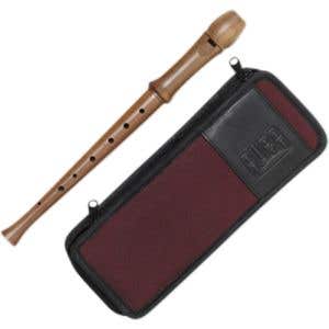 Aura Recorder German Fingering Lacquered w/ Maroon Case (S2K)