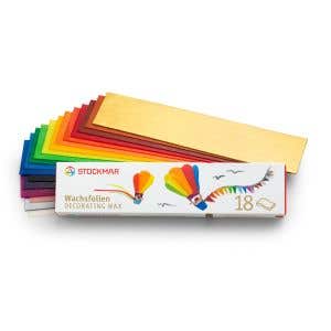 Stockmar Decorating Wax Narrow Box - 18 Assorted