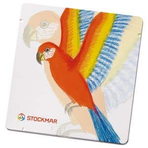 Stockmar Parrot Empty Tin Case Triangular Inlay