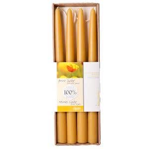 Dipam Beeswax Candles in a Presentation Box B34 300x22 mm 6 Boxes of 2 pair 24 Pieces - Beeswax