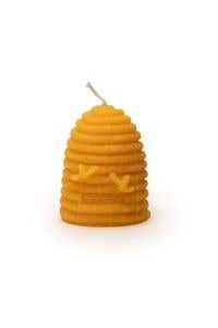 Dipam Beehive Candle KO 30 mm x 70 mm 6 Pieces - Beeswax